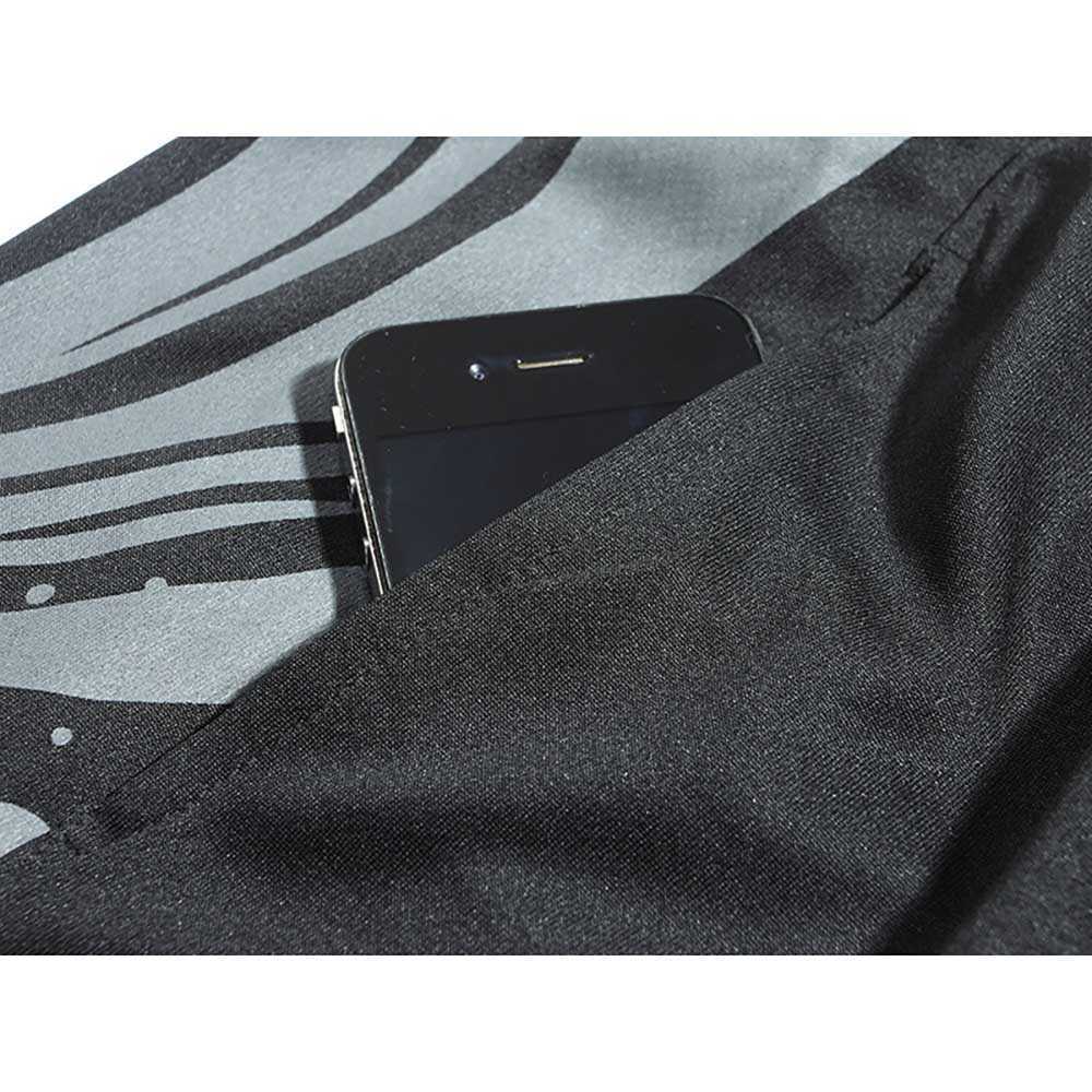 Summer Streetwear Men Short Hip Hop Harem Boardshorts American Fashion Loose Baggy Exercise Shorts Elastic Waist Plus Size 210714