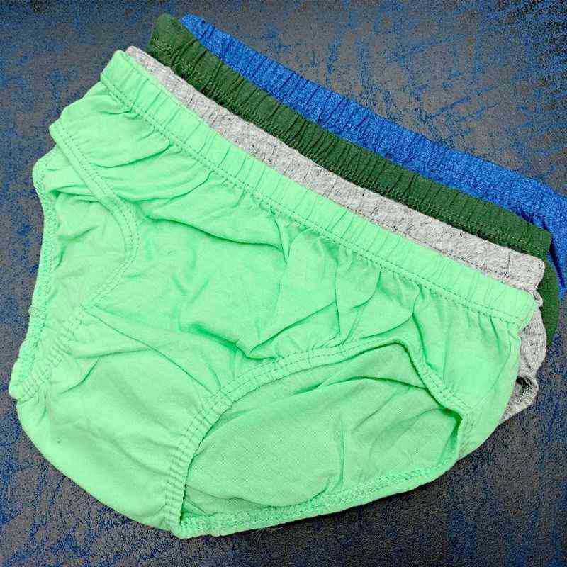 12pcs/Lot Solid Color Boys Briefs Kids Underewears Baby Underwear Suit 1-11years 211122
