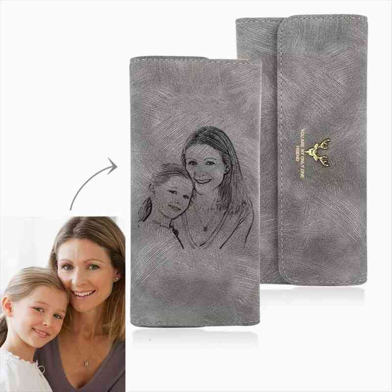 women custom p long wallet female engraved picture purse customize mothers day gifts personalized birthday for mom her, Red;black
women custom p long wallet female engraved picture purse customize mothers day gifts personalized birthday for mom her, Red;black