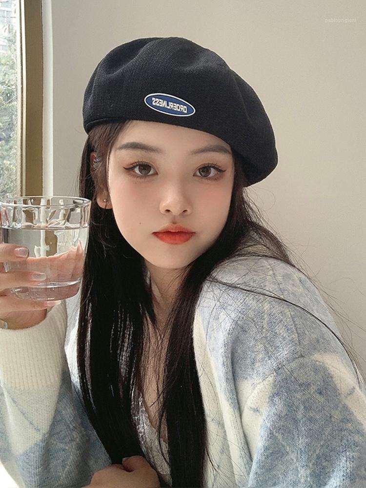 Hat Lady Spring And Summer Versatile Beret British Retro Korean Version ChaoRi Cloth Web Celebrity Painter Bud Cap Berets, Black
Hat Lady Spring And Summer Versatile Beret British Retro Korean Version ChaoRi Cloth Web Celebrity Painter Bud Cap Berets, Black