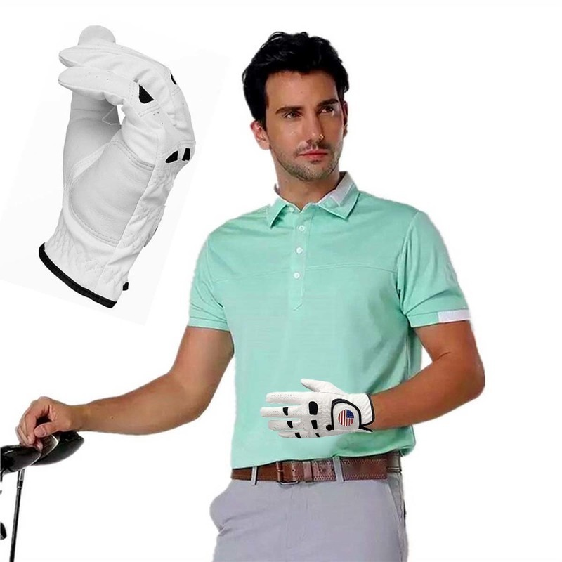 6 Pcs Premium Comfortable Golf Gloves Men Cabretta Leather with Ball Marker Left Hand Right Grip Cadet Size S M ML L XLg
6 Pcs Premium Comfortable Golf Gloves Men Cabretta Leather with Ball Marker Left Hand Right Grip Cadet Size S M ML L XLg