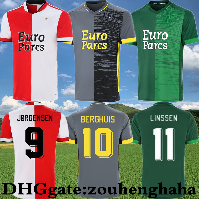 FeyenoordS BERGHUIS Soccer Jersey 20 2021 Home Away JORGENSEN SINISTERRA Football shirt Kit BOZENIK MALACIA GEERTRUIDA SENESI LINSSEN TEXEIRA Maillots De Foot, Home +patch
FeyenoordS BERGHUIS Soccer Jersey 20 2021 Home Away JORGENSEN SINISTERRA Football shirt Kit BOZENIK MALACIA GEERTRUIDA SENESI LINSSEN TEXEIRA Maillots De Foot, Home +patch
