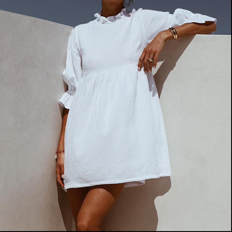 womens dress women ruffles elastic waist loose straight white mini dresses half sleeve shirt autumn fashion woman boho sundress, Black;gray
womens dress women ruffles elastic waist loose straight white mini dresses half sleeve shirt autumn fashion woman boho sundress, Black;gray