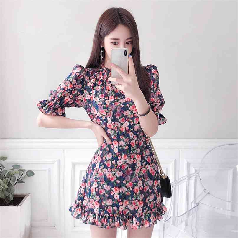 Women Summer Dress Boho Floral Print Mini Female Clothes Fashion O-neck Short Sleeve High Waist Party Beach 210603, As picture
Women Summer Dress Boho Floral Print Mini Female Clothes Fashion O-neck Short Sleeve High Waist Party Beach 210603, As picture