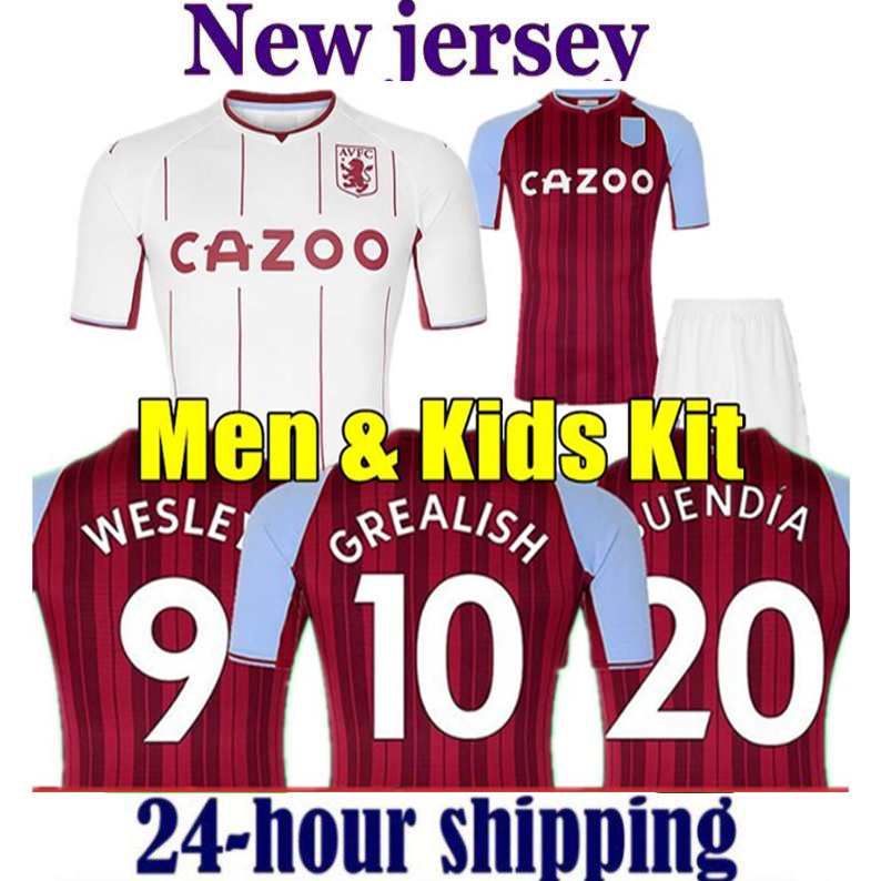 21 22 Aston soccer jerseys VILLA GREALISH BUENDÍA TRAORE BARKLEY 2021 2022 WATKINS WESLEY EL GHAZI M.TREZEGUET McGINN football shirt set Men Kids Kit uniform, 2122 home kid
21 22 Aston soccer jerseys VILLA GREALISH BUENDÍA TRAORE BARKLEY 2021 2022 WATKINS WESLEY EL GHAZI M.TREZEGUET McGINN football shirt set Men Kids Kit uniform, 2122 home kid