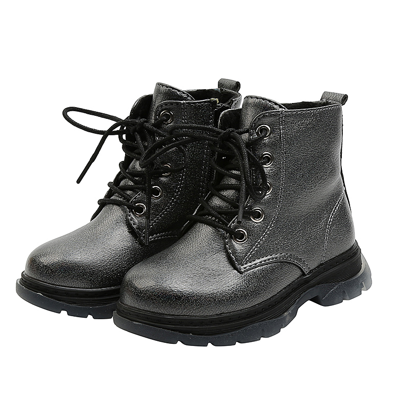 Kids Lace Up Pink Martin Round toe Boots 2021 Popular Children Leather Mid-Calf Solid Fashion Winter Boots For Boys&Girls, Dark gray
Kids Lace Up Pink Martin Round toe Boots 2021 Popular Children Leather Mid-Calf Solid Fashion Winter Boots For Boys&Girls, Dark gray