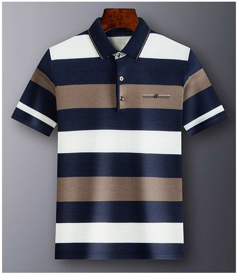 Trendy Leisure Men's Polos Shirt Ymwmhu Men Striped Pure Cotton Thin Summer Tops Casual Streetwear Clothes Slim Fit Shirt, Green
Trendy Leisure Men's Polos Shirt Ymwmhu Men Striped Pure Cotton Thin Summer Tops Casual Streetwear Clothes Slim Fit Shirt, Green