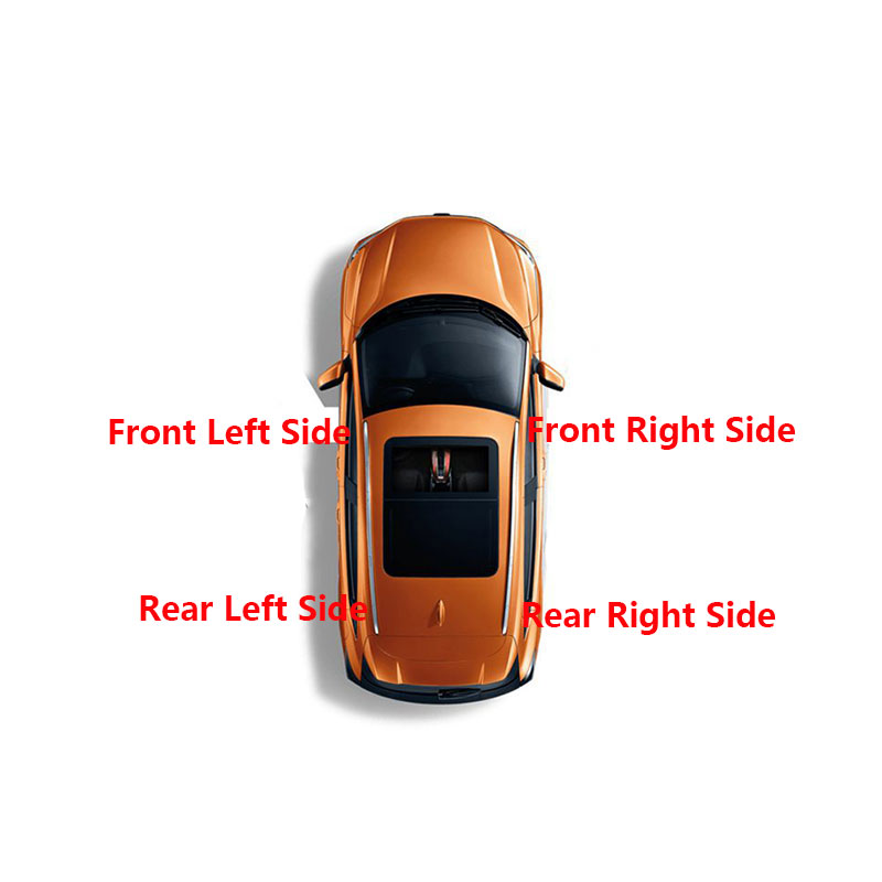 2025 new For VW CROSS POLO 2007 2008 2009 2010 2011 Auto Roof Lage Rack Guard Cover Cap7748750 Free shipping