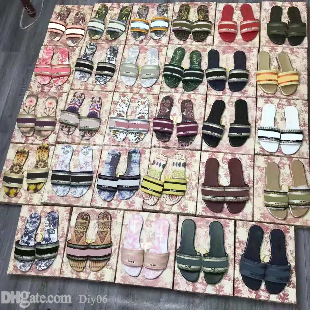 classic designer paris embroidered slipper dazzle dway slides womens scuffs summer outdoor beach floral striped flip flops flat slide slippe, Black
classic designer paris embroidered slipper dazzle dway slides womens scuffs summer outdoor beach floral striped flip flops flat slide slippe, Black