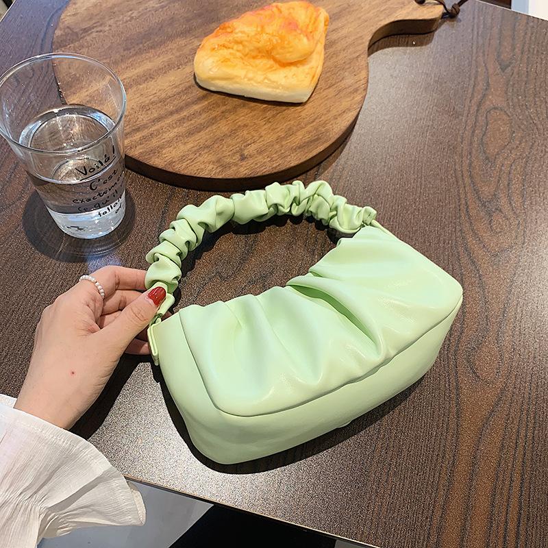 Evening Bags Small Pleated Clouds Bag Brand Designer Soft PU Leather Crossbody For Women With Short Handle Female Shoulder Handbags, Beige
Evening Bags Small Pleated Clouds Bag Brand Designer Soft PU Leather Crossbody For Women With Short Handle Female Shoulder Handbags, Beige