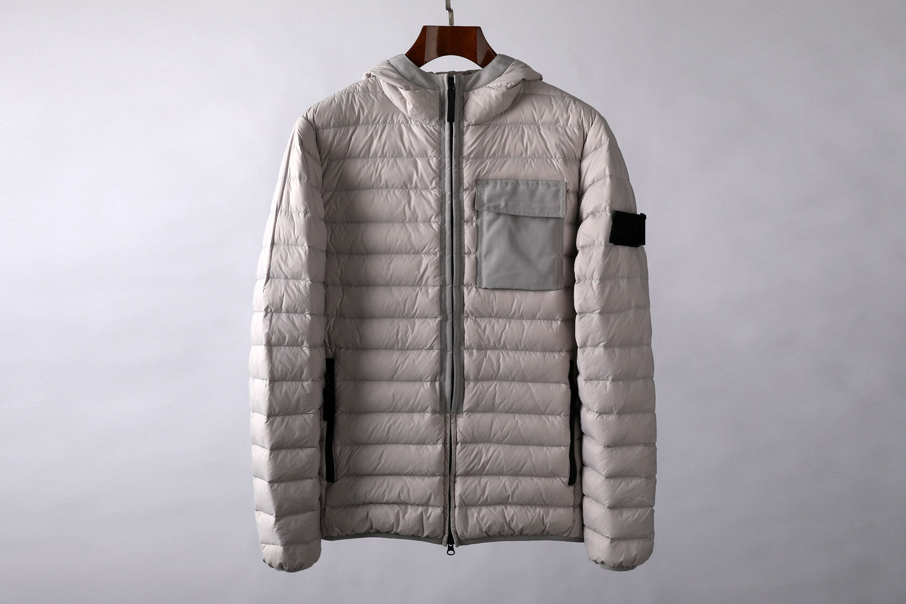 the Men Air Hooded Down Jacket Windbreaker Zipper Hoodies Patchwork Jackets Stone Running Sports Hoody Jogger Casual Island Coat E2a00, Black;brown
the Men Air Hooded Down Jacket Windbreaker Zipper Hoodies Patchwork Jackets Stone Running Sports Hoody Jogger Casual Island Coat E2a00, Black;brown