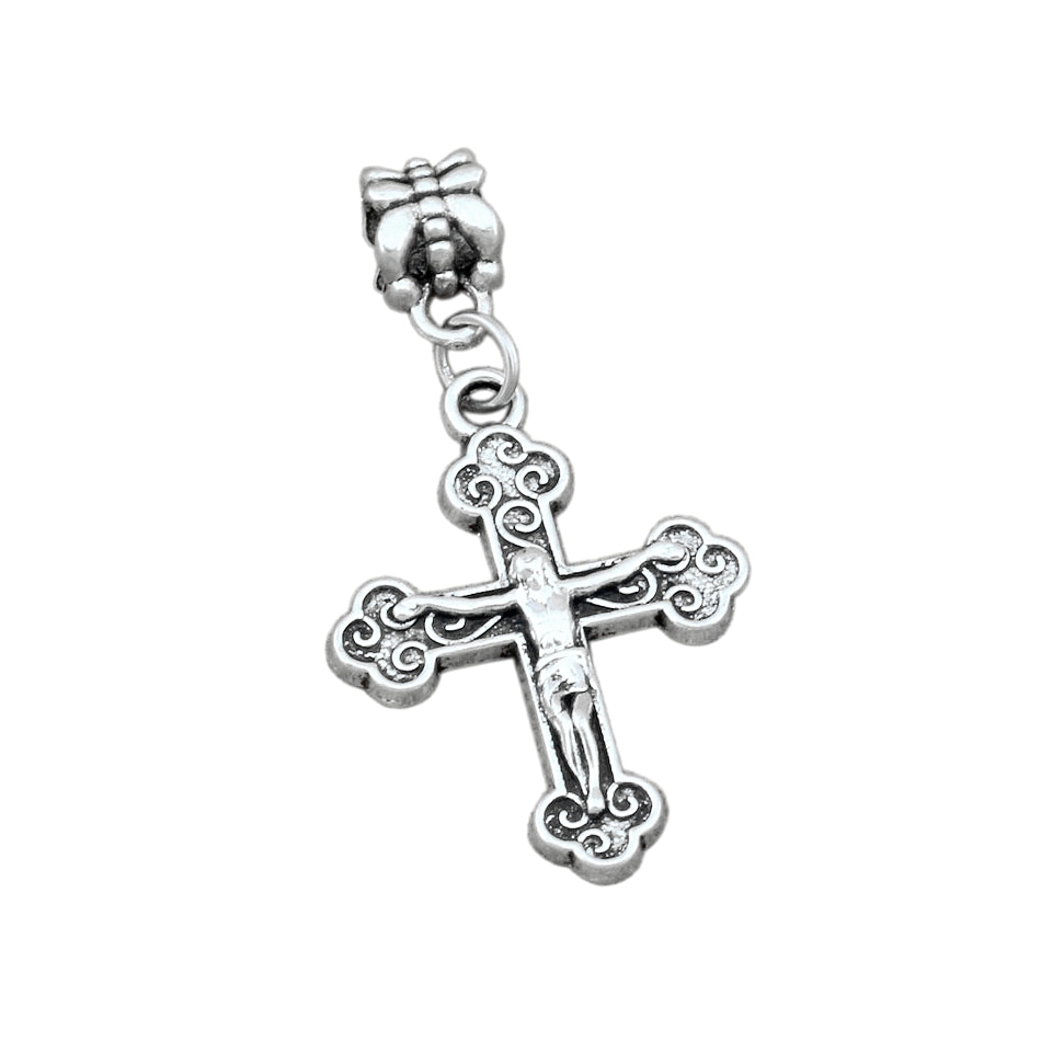 100pcs Dangle Zinc Alloy Jesus Christ Crucifix Cross Religious Charm Big Hole Beads Fit European Necklace Bracelet Jewelry
100pcs Dangle Zinc Alloy Jesus Christ Crucifix Cross Religious Charm Big Hole Beads Fit European Necklace Bracelet Jewelry