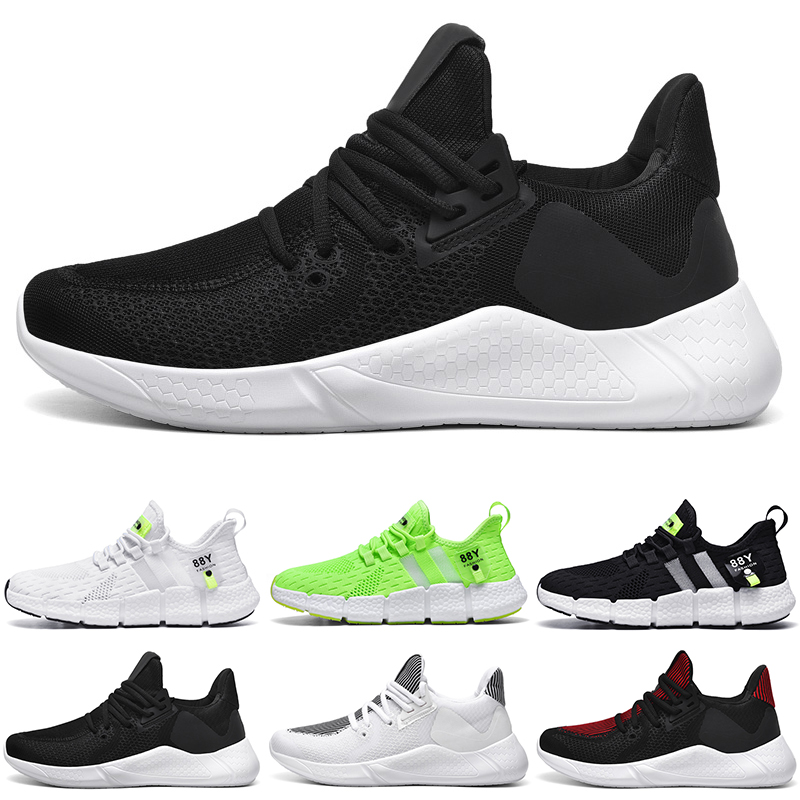 men running shoes sports mesh sneaker fashion outdoor black white soft jogging walking tennis shoe chaussures de sport pour hommes, # 6