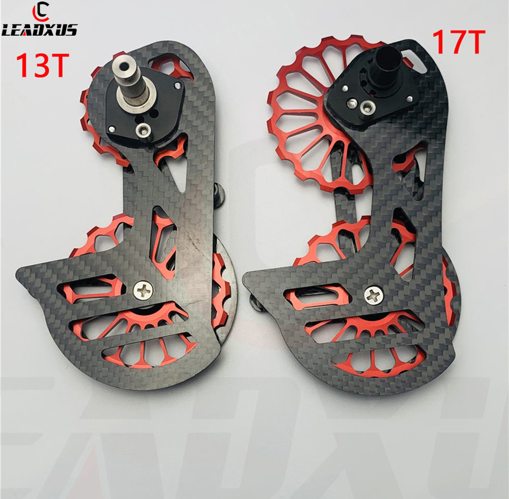 Road Bike Rear Derailleur for R6800 R8000 R9000 Carbon Fiber 17T Pulley Ceramic Bicycle Derailleur
Road Bike Rear Derailleur for R6800 R8000 R9000 Carbon Fiber 17T Pulley Ceramic Bicycle Derailleur