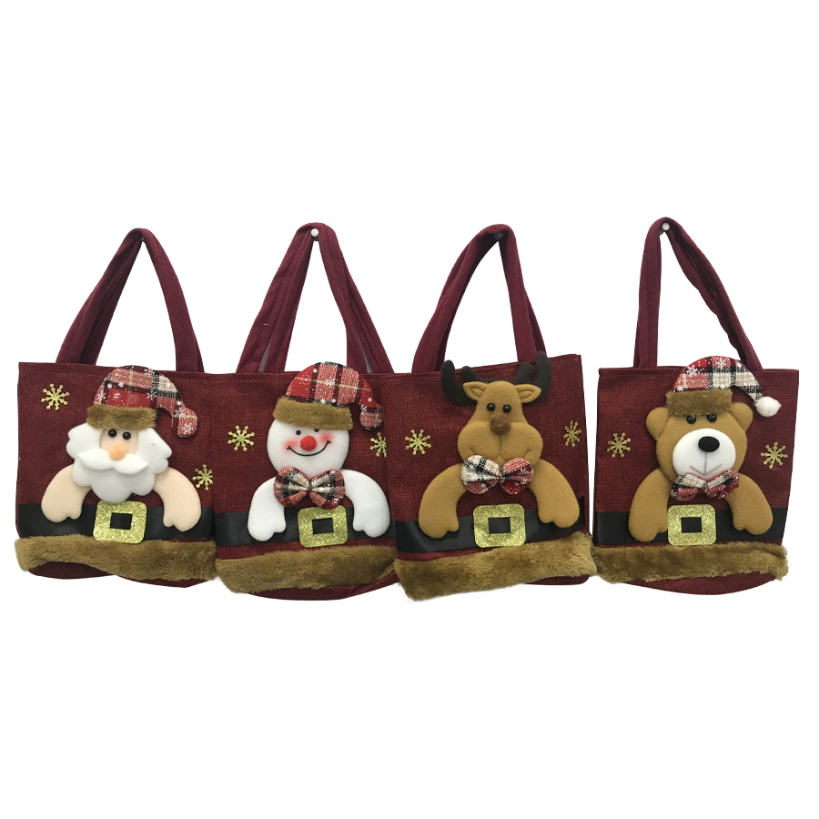 candy bag gift old man snowman deer bear Christmas Decorations Free shipping