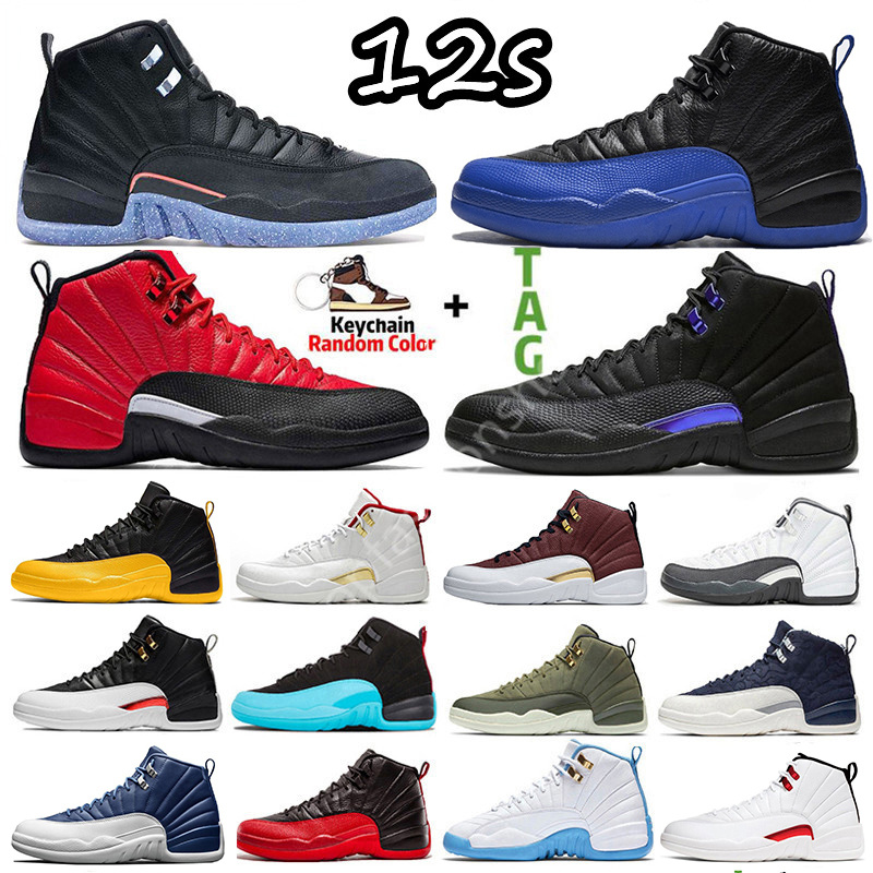 12 12s XII Mens Basketball Shoes Sneakers Twist royalty utility University Gold Flu Game Indigo Dark Concor FIBA Gym Red Outdoor Sports Trainers Size US 7-13, Black sock
12 12s XII Mens Basketball Shoes Sneakers Twist royalty utility University Gold Flu Game Indigo Dark Concor FIBA Gym Red Outdoor Sports Trainers Size US 7-13, Black sock
