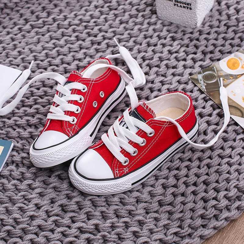 Children's Shoes Canvas Baby Girls Boys Sports Non-slip Rubber Sole Toddler Girl Sneakers Kids Y241030