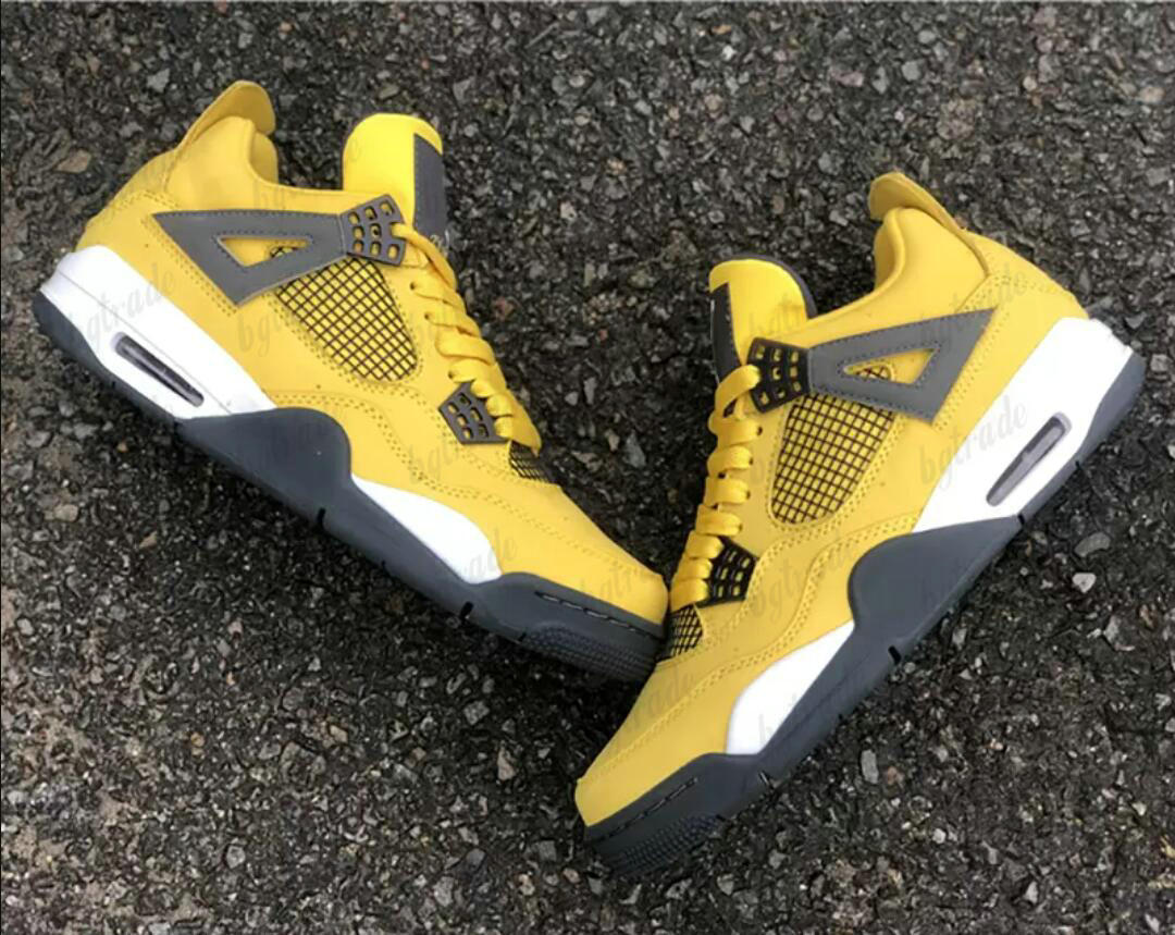 4 Lightning Jumpman Designers Basketball Shoes 4s Yellow fashion Trainers Designer Outdoor Sneakers
4 Lightning Jumpman Designers Basketball Shoes 4s Yellow fashion Trainers Designer Outdoor Sneakers