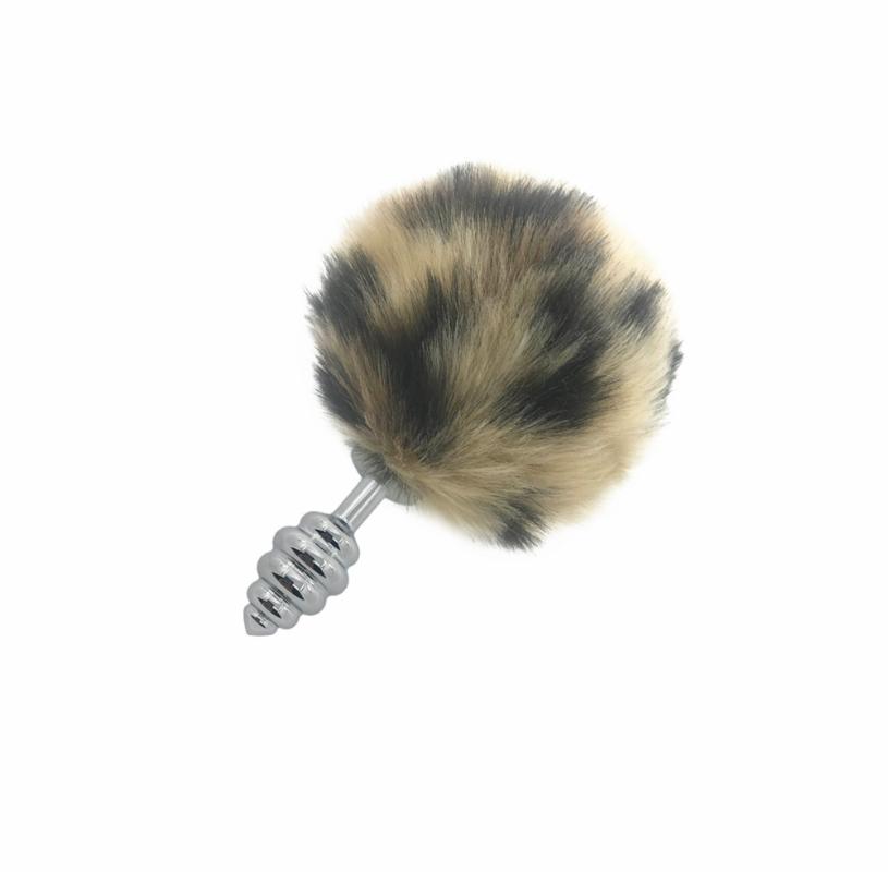 Sex Toys For Couples BuPlug Unisex Booty Beads Toy Women Stainless Steel Metal Sexy Tail Anal Plug Pompon