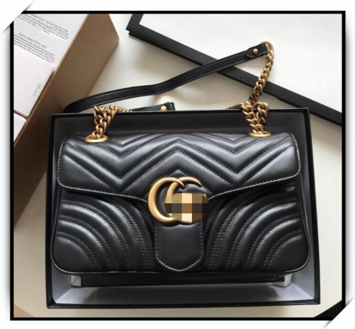 Luxury Designer New Style Marmont Shoulder Bags Women Gold Chain Cross Body Bag PU Leather Handbags Purse Female GGLVLouis
Luxury Designer New Style Marmont Shoulder Bags Women Gold Chain Cross Body Bag PU Leather Handbags Purse Female GGLVLouis