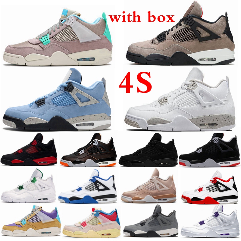 2021 retro 4 hot style men women basketball Black Cat 4s shoes White Sail Guava Ice Desert Moss Hazemens Purple Metallic Outdoor neakers
2021 retro 4 hot style men women basketball Black Cat 4s shoes White Sail Guava Ice Desert Moss Hazemens Purple Metallic Outdoor neakers