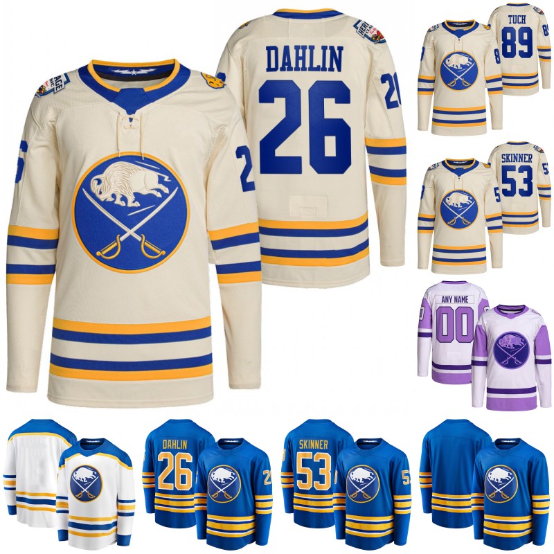 BuffaloSabres Rasmus Dahlin 2022 Heritage Classic Jersey Alex Tuch Tage Thompson Victor Olofsson Kyle Okposo Jeff Skinner Craig Anderson Mattias Samuelsso Jersey, Youth 20/21 reverse s-xl
BuffaloSabres Rasmus Dahlin 2022 Heritage Classic Jersey Alex Tuch Tage Thompson Victor Olofsson Kyle Okposo Jeff Skinner Craig Anderson Mattias Samuelsso Jersey, Youth 20/21 reverse s-xl