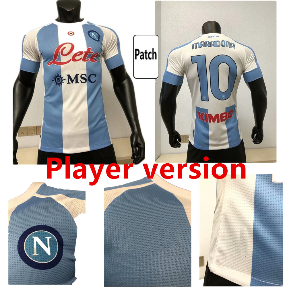 20 21 Player version Napoli Commemorate Maradona Soccer Jerseys 2021 fourth Away MERTENS Maillots de HAMSIK MILIK football shirt, Home
20 21 Player version Napoli Commemorate Maradona Soccer Jerseys 2021 fourth Away MERTENS Maillots de HAMSIK MILIK football shirt, Home