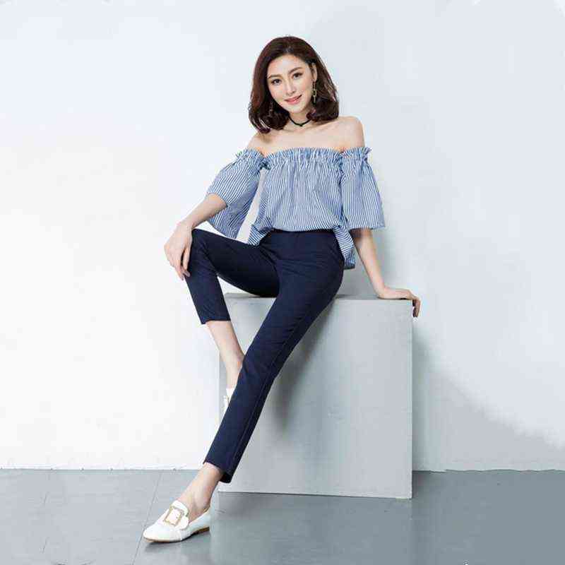 Office Lady Solid Pencil Pants Women Plus Size S-4XL Fashion Ankle-Length Trousers Spring Casual Slim Elastic Sweatpants Female 211115