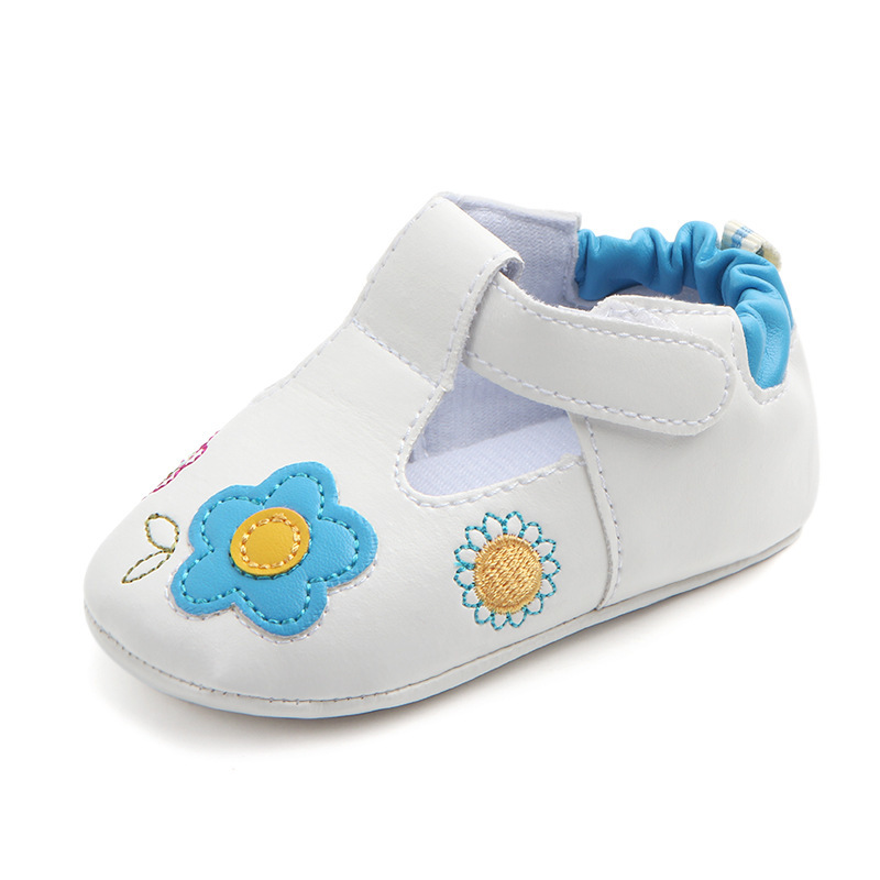 Melario Newborn Baby Flowers Shoes Fashion Toddler Girls Boys First Walkers Kids Infants Sweet Spring Autumn Shoes 210412