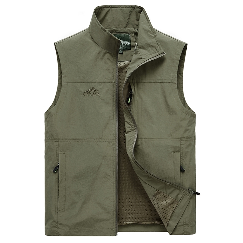 Sleeveless Vest Men Summer Breathable Waistcoat Multipockets Vest Jacket Men Outdoor Fishing Pography Vest Travel Clothes 8XL 211108, Black
Sleeveless Vest Men Summer Breathable Waistcoat Multipockets Vest Jacket Men Outdoor Fishing Pography Vest Travel Clothes 8XL 211108, Black