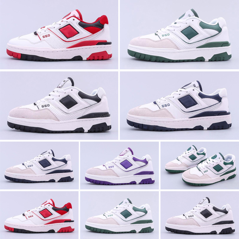 2022 B550 designer shoe white leather lace-up Rubber outsole skate shoes 80s pro ballers classic New 550 outdoor platform shoe, Color 4
2022 B550 designer shoe white leather lace-up Rubber outsole skate shoes 80s pro ballers classic New 550 outdoor platform shoe, Color 4