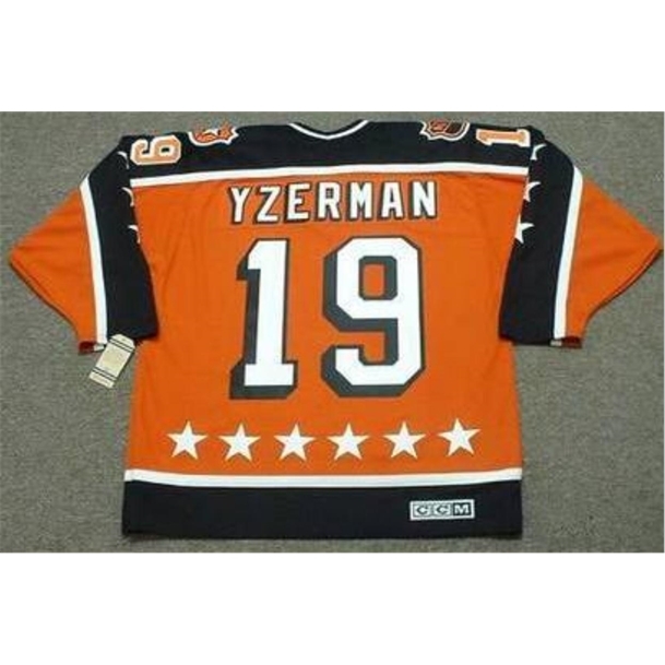 Custom 009 Youth women Vintage #19 STEVE YZERMAN 1984 Campbell "All Star" CCM Hockey Jersey Size S-5XL or custom any name or number, Black
Custom 009 Youth women Vintage #19 STEVE YZERMAN 1984 Campbell "All Star" CCM Hockey Jersey Size S-5XL or custom any name or number, Black