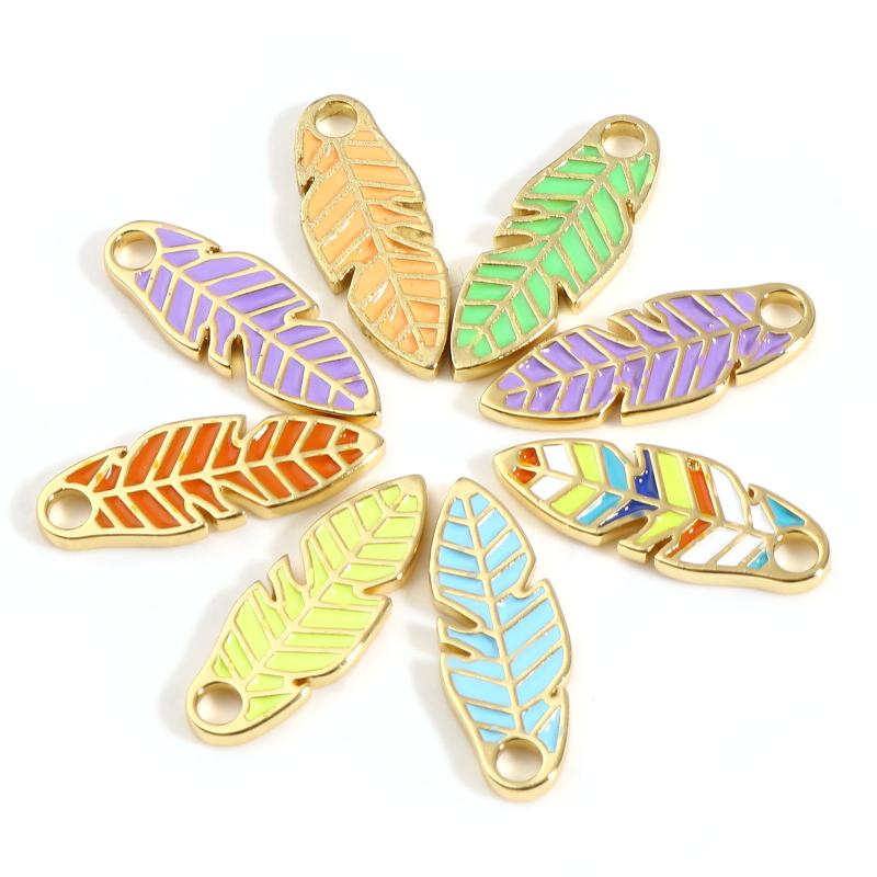 Charms Copper Multicolor Leaf Enamel Gold Color Metal Pendants DIY Making Bracelets Necklace Women Jewelry Gifts 24mm X 9mm,1PC, Bronze;silver
Charms Copper Multicolor Leaf Enamel Gold Color Metal Pendants DIY Making Bracelets Necklace Women Jewelry Gifts 24mm X 9mm,1PC, Bronze;silver