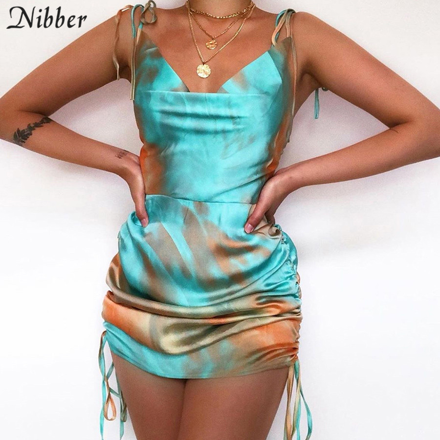 Nibber boho Retro Colorful print high quality Silk dress women Elegant casual streetwear summer ladies tassel bodycon mini dress, Blue
Nibber boho Retro Colorful print high quality Silk dress women Elegant casual streetwear summer ladies tassel bodycon mini dress, Blue