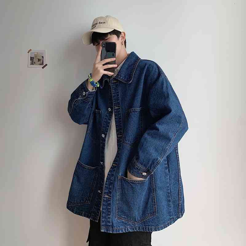 Men' Jackets Cowboy coat and man' blouse, blue black lover' jacket, denim blouse baggy, , TH2U, 1# shoe box
Men' Jackets Cowboy coat and man' blouse, blue black lover' jacket, denim blouse baggy, , TH2U, 1# shoe box