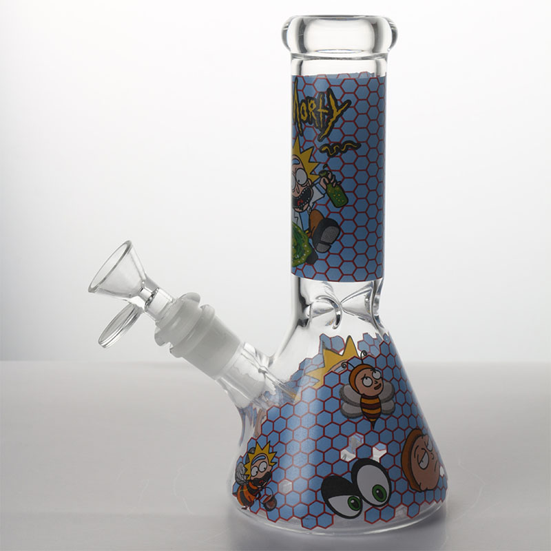 Hookah Glass Bong Water Pipe Animation stickers small 7.87inches beaker Bongs Dab Rig With 14mm Pipe Bowl Joint And Downstem For Smoking Fac
Hookah Glass Bong Water Pipe Animation stickers small 7.87inches beaker Bongs Dab Rig With 14mm Pipe Bowl Joint And Downstem For Smoking Fac