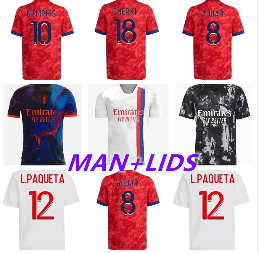 man kids kit 21/22 Olympique Lyonnais Lyon soccer jerseys 2021 2022 de foot OL football shirts TRAORE MEMPHIS, Black;yellow
man kids kit 21/22 Olympique Lyonnais Lyon soccer jerseys 2021 2022 de foot OL football shirts TRAORE MEMPHIS, Black;yellow