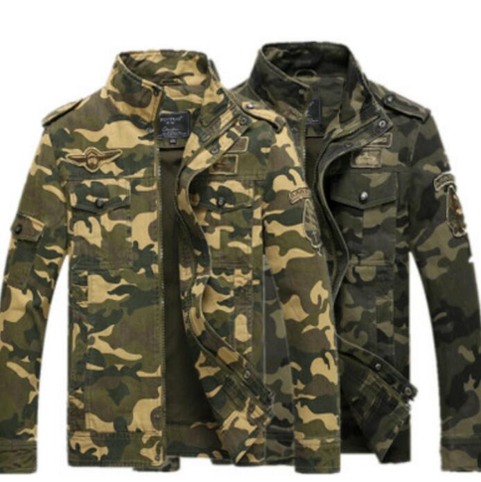 New Quality Male Camouflage Jackets Mens Coats Camo Bomber Jacket Men Brand Clothing Outwear Army Jacket Plus Size WJL0099, Army green
New Quality Male Camouflage Jackets Mens Coats Camo Bomber Jacket Men Brand Clothing Outwear Army Jacket Plus Size WJL0099, Army green