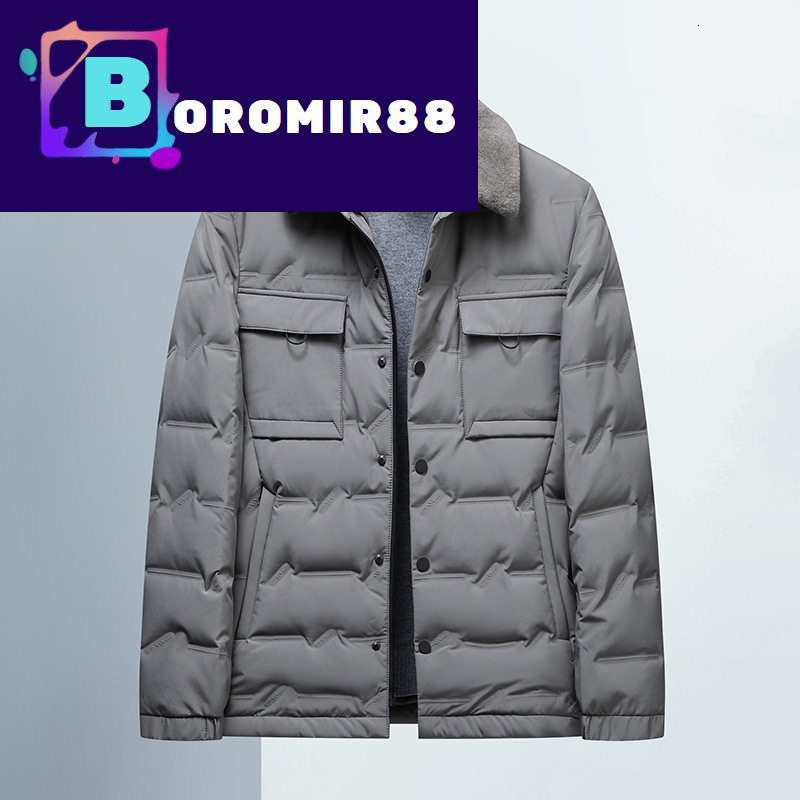 Leshbert Down Wear Coat Jacket winter short wool collar men's middle-aged and young people's trend warm down jacket, Black
Leshbert Down Wear Coat Jacket winter short wool collar men's middle-aged and young people's trend warm down jacket, Black
