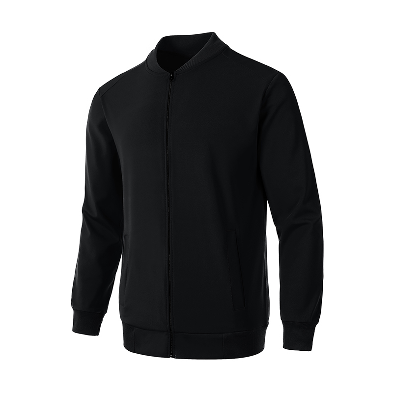 New Fashion Solid Color Jackets Men Women V-Neck Zipper Bomber Jacket Sports Casual Streetwear Coat HipHop Outerwear Unisex 201026