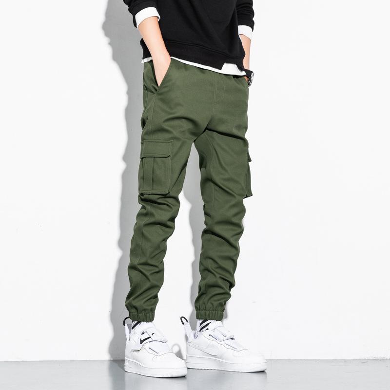 Hip Hop Joggers Cargo Pants Men Harem Multi-Pocket Man Sweatpants Streetwear Casual Mens Trousers Plus Size Men's