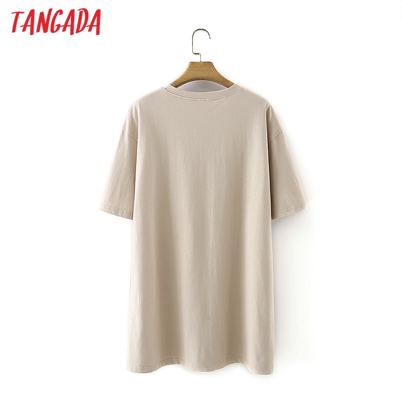 Women Po Print T Short Sleeve O Neck Tees Ladies Casual Tee Shirt Street Wear Top 2M134 210416