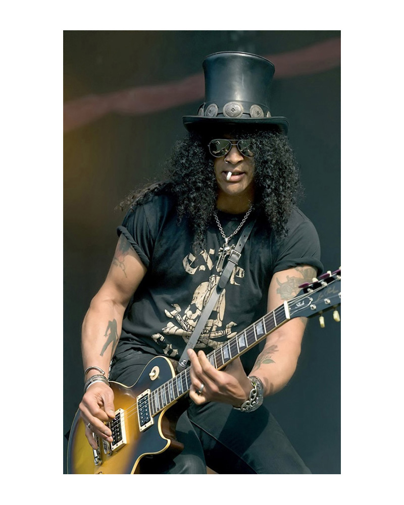 Gibson Les Paul Slash Poster Painting Print Home Decor Framed Or Unframed Photopaper Material