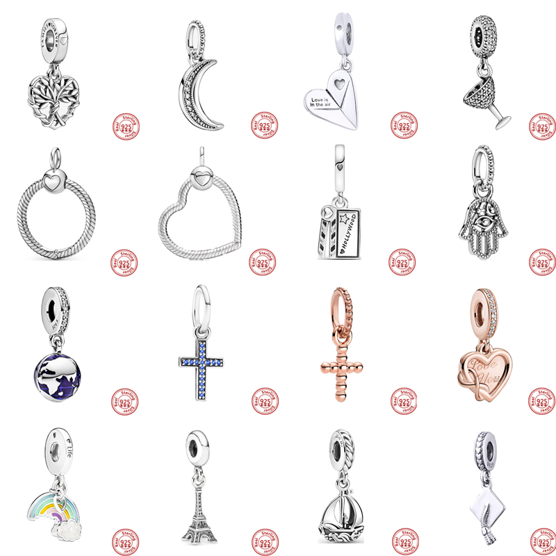 Other 100% 925 Silver Cross Moon Iron Tower Sailboat Rainbow Dangle Charms Fit Original Bracelet Bangle DIY Beads Jewelry Gift
Other 100% 925 Silver Cross Moon Iron Tower Sailboat Rainbow Dangle Charms Fit Original Bracelet Bangle DIY Beads Jewelry Gift