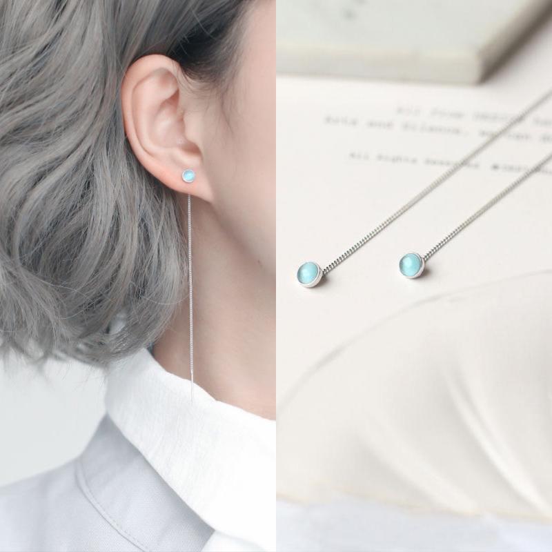 Dangle & Chandelier 2021 Fashion Minimalist Long Earring Silver Color Simple Tassel Chain Statement Earrings Women Korea Joker Ear Line Jewe
Dangle & Chandelier 2021 Fashion Minimalist Long Earring Silver Color Simple Tassel Chain Statement Earrings Women Korea Joker Ear Line Jewe