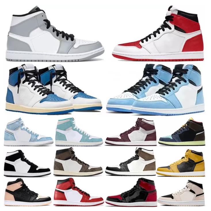 Top Quality jumpman 1s Basketball Shoes OG High 1 Men women university Blue Black cat White cement fire red cactus Jack motor trainers Hipster Sneakers, Box
Top Quality jumpman 1s Basketball Shoes OG High 1 Men women university Blue Black cat White cement fire red cactus Jack motor trainers Hipster Sneakers, Box
