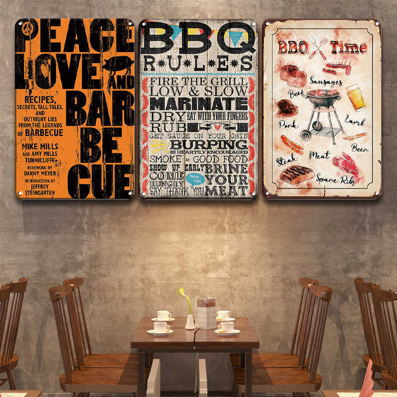 BBQ Zone Metal Tin Sign Vintage Yard & Garden Decoration Plaques Retro Barbecue Rules Slogan Kitchen Plate Decor Accessories
BBQ Zone Metal Tin Sign Vintage Yard & Garden Decoration Plaques Retro Barbecue Rules Slogan Kitchen Plate Decor Accessories