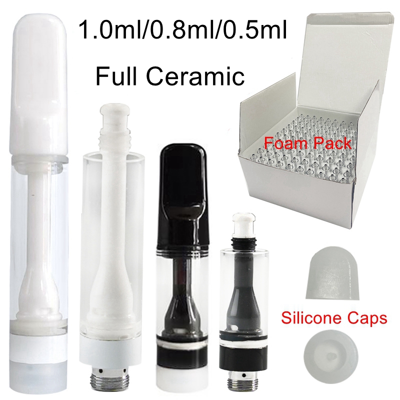 Full Ceramic Carts Empty Vape Pen Cartridges Snap on 0.5ml 0.8ml 1ml 510 Thread Cartridge Thick Oil Vaporizer Atomizer Custom Packaging
Full Ceramic Carts Empty Vape Pen Cartridges Snap on 0.5ml 0.8ml 1ml 510 Thread Cartridge Thick Oil Vaporizer Atomizer Custom Packaging