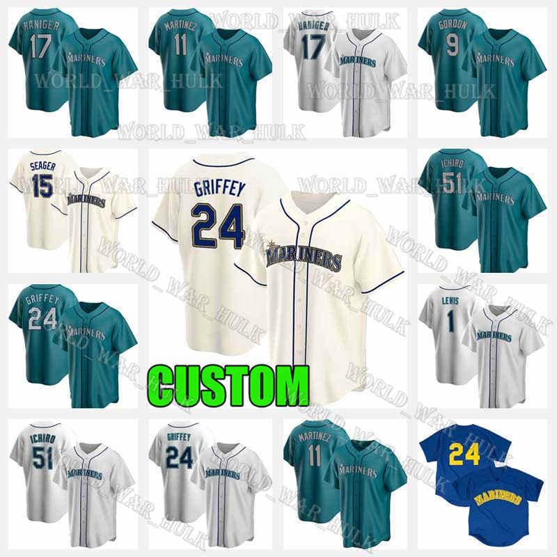 24 Ken Griffey Jr Jersey 51 Ichiro Suzuki 1 Kyle Lewis 17 Mitch Haniger Mariners Seager Edgar Martinez 9 Dee Gordon Seattle Custom, Custom 2021 new cool base(shuishou)
24 Ken Griffey Jr Jersey 51 Ichiro Suzuki 1 Kyle Lewis 17 Mitch Haniger Mariners Seager Edgar Martinez 9 Dee Gordon Seattle Custom, Custom 2021 new cool base(shuishou)