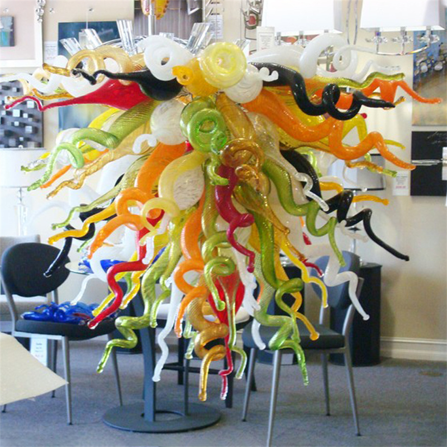 Modern Lamps 28*24 Inches Pendant Lights Custom Art Design Hand Blown Glass Chandeliers Lighting Europe Style Decorative Pretty Chandelier with LED Bulbs
Modern Lamps 28*24 Inches Pendant Lights Custom Art Design Hand Blown Glass Chandeliers Lighting Europe Style Decorative Pretty Chandelier with LED Bulbs